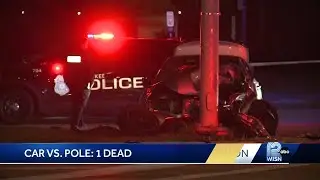 Driver dead, passengers injured in single-vehicle crash into pole