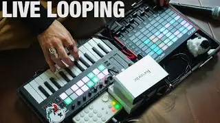 live looping an ethereal beat in ableton live with the launchkey mini, apc mini, and offgrid