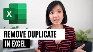 Remove Duplicate to create a UNIQUE list in Excel, when you don't have excel 365