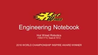 Engineering Notebook Tips (Updated)