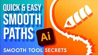 Get Smooth Paths FAST in Adobe Illustrator | Illustrator Beginners Guide