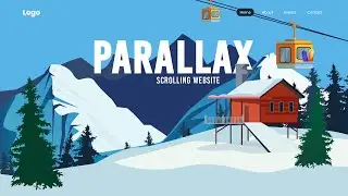 How to Make Parallax Scrolling Website using Html CSS & Javascript | Scroll Trigger