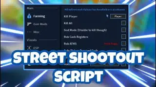 [NEW] Street Shootout Script | Kill All | One Shot Kill | Kill Aura | Auto Rob | AND MORE | PASTEBIN