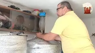 Как осветлить пиво агаром под давлением !