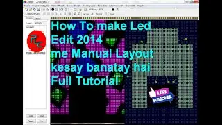 Pixel Led 3D Gate Programming maual  Layout making Step by Step and T1000s Connection