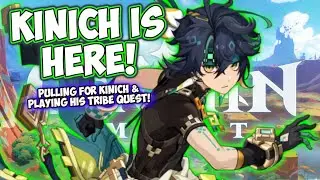 KINICH PULLING TIME! (Kinich Summons & Playing Kinich Tribe Quest!) | Genshin Impact 5.0