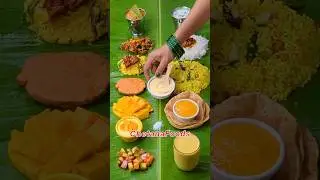 🥭100% Homemade Mango Meals😋 ur favourite item?🤔 Summer Special Veg Lunch Thali | South Indian Food