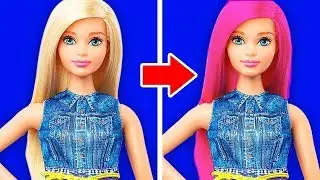 14 NUEVAS MANUALIDADES DE BARBIE DE BRICOLAJE QUE PUEDES HACER EN 5 MINUTOS