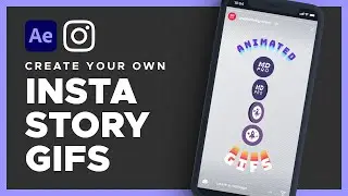 How to Make Custom GIFs AND get them on Instagram Stories | After Effects and GIPHY Tutorial
