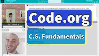 Code.org Course F Lesson 7 Text Prompts | Tutorial with Answers | C.S. Fundamentals