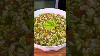 How to Make Ceviche de Camarón en Salsa Verde Easy Shrimp Recipe #shorts