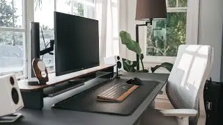 Clean Modern Desk Setup | Home Office