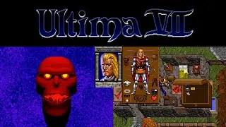 Ultima VII: The Black Gate - intro gameplay - Origin Systems - 1992 - PC / DOS RPG CRPG Roland MT-32