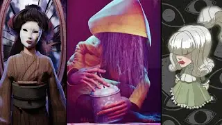 Little Nightmares I + II + Very Little Nightmares - Final Boss Fights & ALL Endings