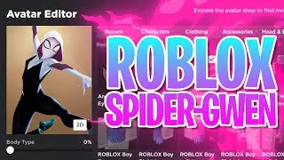 HOW TO MAKE SPIDER GWEN IN ROBLOX! | Roblox Ghost-Spider Avatar Tutorial