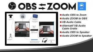 Cara Setting Audio Dari OBS ke Zoom dan Zoom ke OBS - Pake Audio Monitor Plugin dan VB Audio Gratis