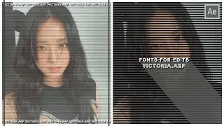 30 + fonts for edits (aesthetic, mograph, soft) | victoria.aep