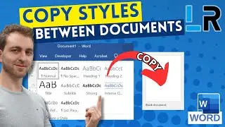 MS Word: Copy styles from one document to another ✅ 1 MINUTE