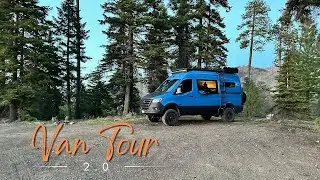 Van Tour 2.0 - Mercedes Sprinter 4x4 - EVERYTHING ABOUT THE VAN!!