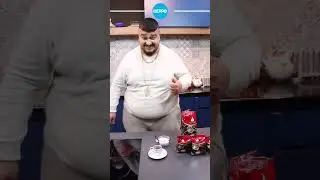 Sibili dom dom yes yes coffee fatguy belly dance Yasin Cengiz commercial #tiktok #trending