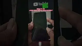 What to do when your iPhone black screen? #shortvideo #iphone