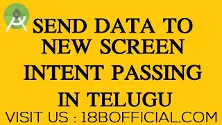 Intent passing data from one activity to another Another activity In Telugu