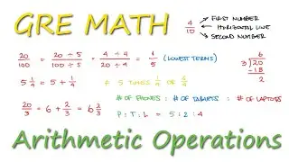 GRE MATH - Quantitative Section Prep - Arithmetic Operations in 12 Minutes!
