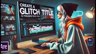 How to Create a Glitch Title in Premiere Rush and Pro?