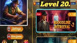 Escape Room Mystery Legacy Bloodline Retrieval 2 Level 20. Walkthrough Gameplay