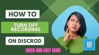 How to Turn Off Recording on Discord | Disable Voice and Screen Recording