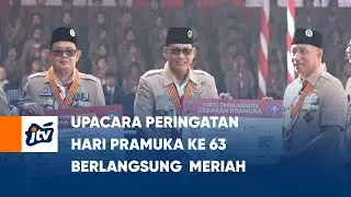 UPACARA PERINGATAN HARI PRAMUKA KE 63 BERLANGSUNG  MERIAH