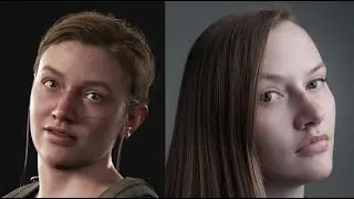 The Last of Us Part 2 Abby Model & Real Life Face Model