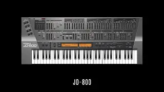 JD-800 • Roland Cloud • 30 Selected Factory Presets • Sounds Patches • No Talking • Synthwave VST