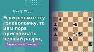 Если решите эту задачу, то Вам пора присваивать первый разряд