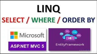 How to Use LINQ Select Where and Order by in Asp.Net MVC | C# | Entity Framework