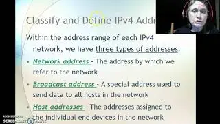 IPv4 Network, Broadcast, and Host Addressing