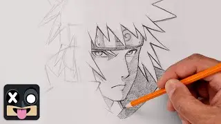 How To Draw Minato Namikaze | Naruto