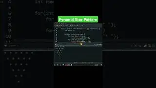 Java Program - Pyramid Star Pattern in Java #shorts #javatutorial