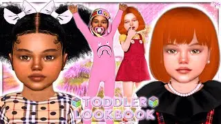 ✨ TODDLER CC FOLDER & SIM DOWNLOAD!! | HAIR, BAPE, DIOR+MORE!! | SIMS 4 LOOKBOOK