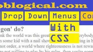 CSS Dropdown Menu