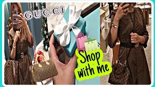 Dubai Mall Shop with me * Gucci * Louis Vuitton * Tiffany & Co | chenkuting