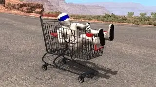 The Stig - Shopping Cart Crashes | BeamNG.drive