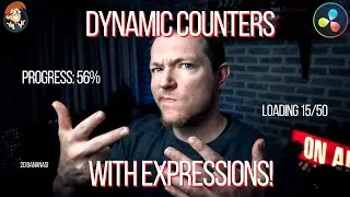 Automatic Dynamic Counters - An Introduction to Expressions in Davinci Resolve 16