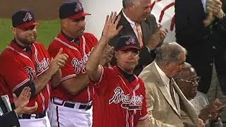 The Braves pay tribute to Chipper Jones career