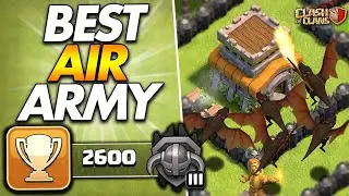 BEST AIR TROPHY PUSHING ATTACK STRATEGY FOR TH8 | Clash of Clans