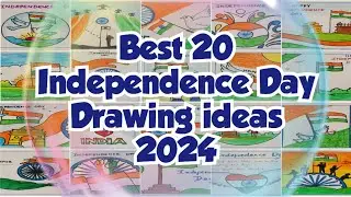 Independence day Drawing ideas 2024 | Independence day Drawings easy | Top 20 Poster drawing ideas