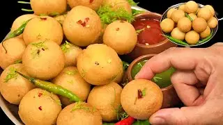 केवल 1 कप सूजी और आलू से 5 मिनट में बनाये गरमा-गरम टेस्टी नाश्ता | Crispy Aloo Suji Snacks | Nashta