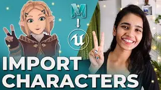 Import Character in Unreal Engine - Maya to Unreal | Unreal Engine 4 Tutorial | Sonali Singh