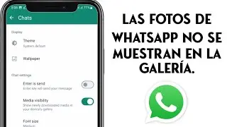 Las Fotos de Whatsapp no se Guardan en la Galeria I Solucion 2024