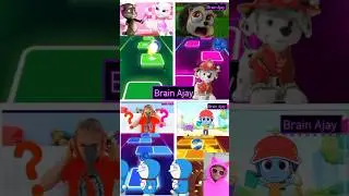 Talking Tom vs Jungle Beat Exe vs Vlad and Niki vs Sheriff Labrador Exe X Coffin Dance Tiles Hop 293